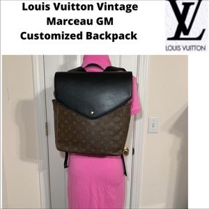 Louis Vuitton Vintage Marceau GM Custom Backpack